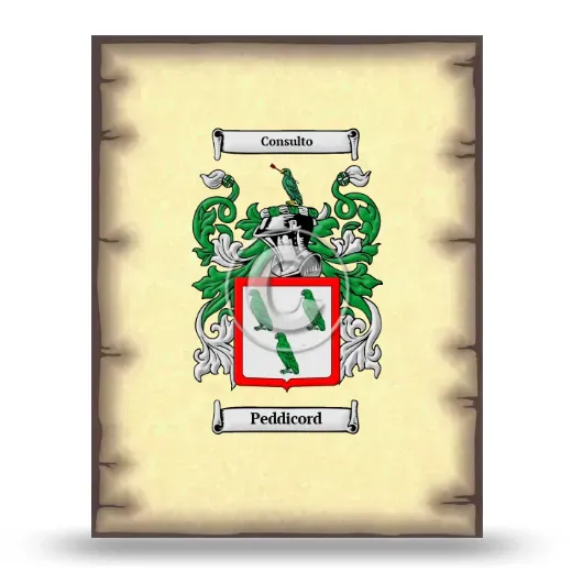 Peddicord Coat of Arms Print
