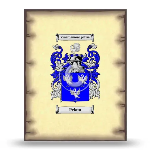 Pelam Coat of Arms Print