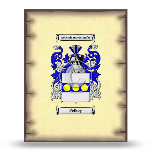 Pelkey Coat of Arms Print