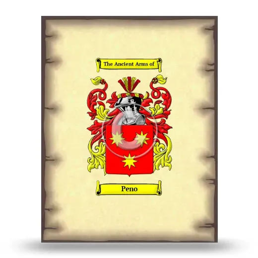 Peno Coat of Arms Print