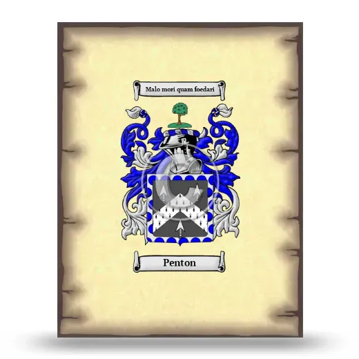 Penton Coat of Arms Print