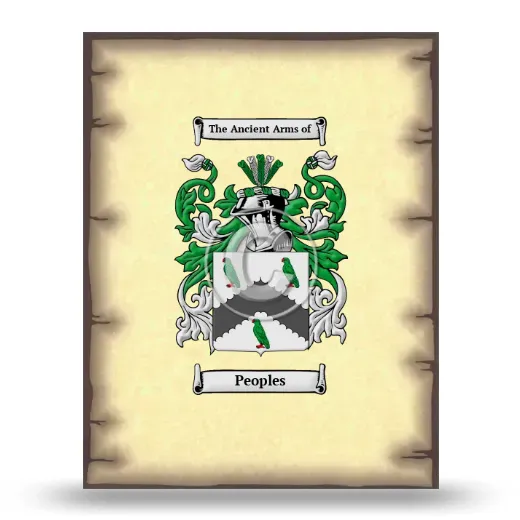 Peoples Coat of Arms Print