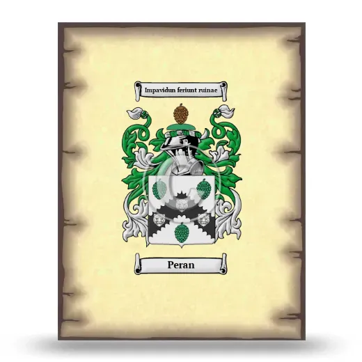 Peran Coat of Arms Print