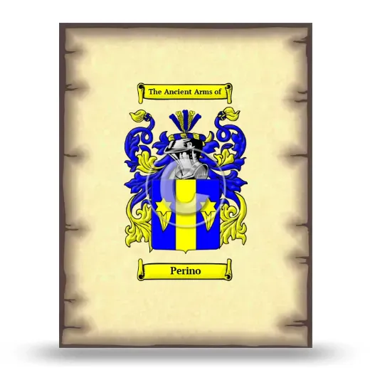 Perino Coat of Arms Print