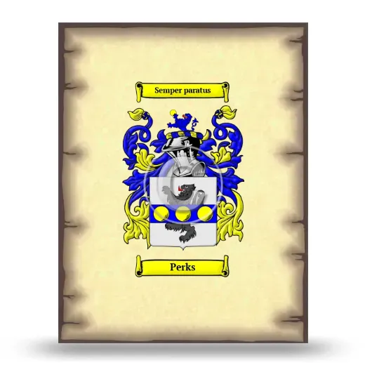 Perks Coat of Arms Print