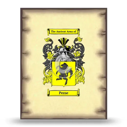 Perne Coat of Arms Print