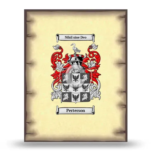 Perterson Coat of Arms Print