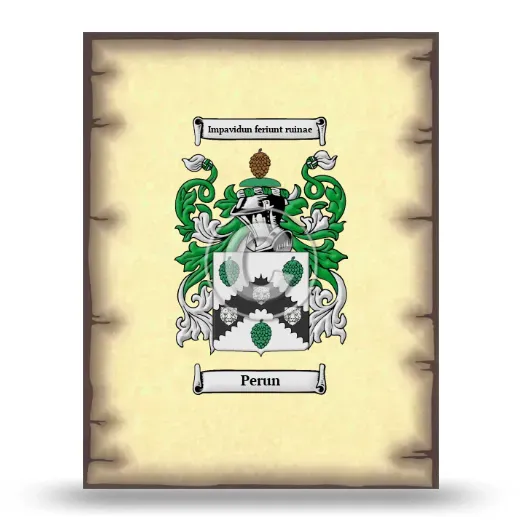 Perun Coat of Arms Print