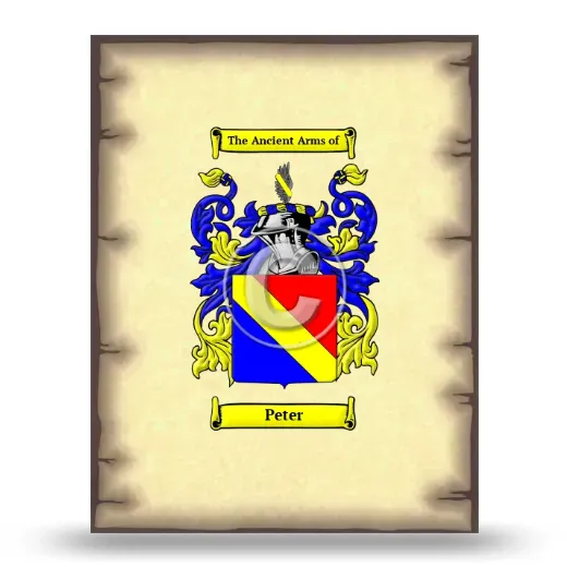 Peter Coat of Arms Print