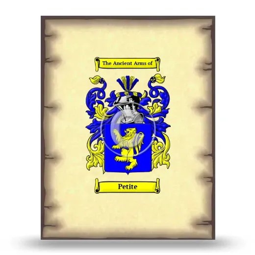 Petite Coat of Arms Print