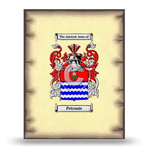 Petronis Coat of Arms Print