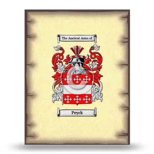 Peyck Coat of Arms Print