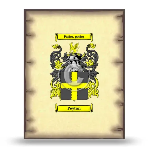 Peyton Coat of Arms Print