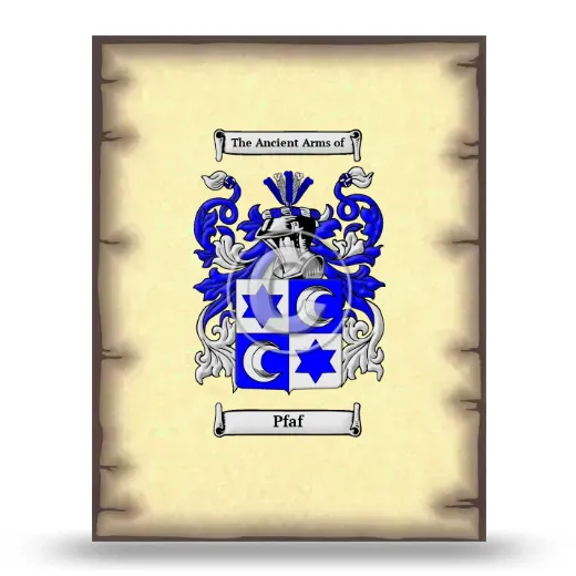 Pfaf Coat of Arms Print