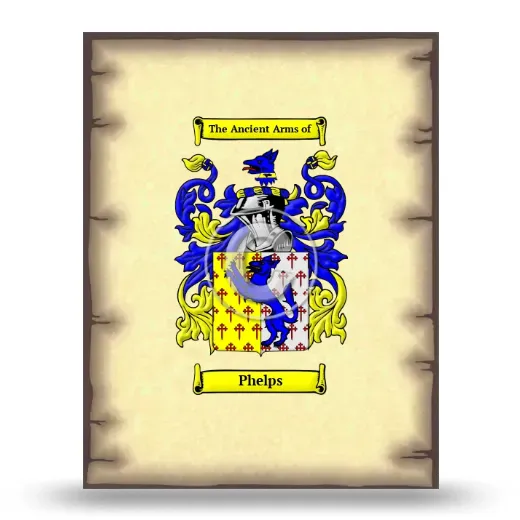 Phelps Coat of Arms Print