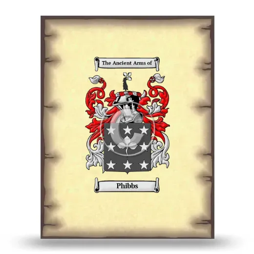 Phibbs Coat of Arms Print