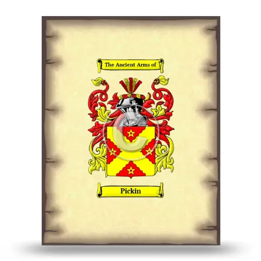 Pickin Coat of Arms Print