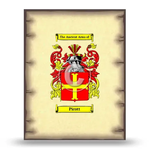 Picott Coat of Arms Print