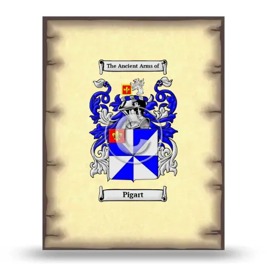 Pigart Coat of Arms Print