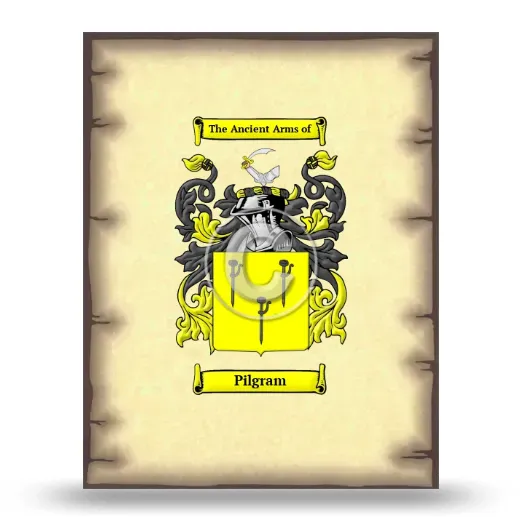 Pilgram Coat of Arms Print