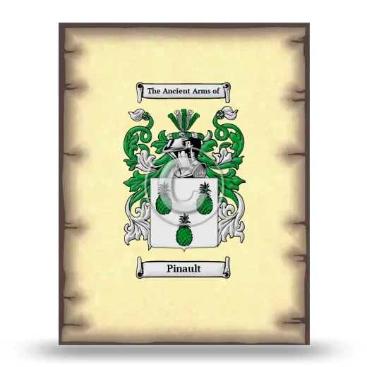 Pinault Coat of Arms Print
