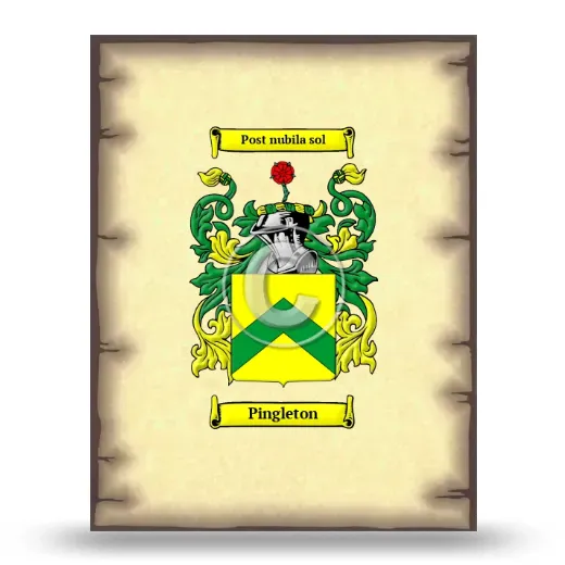 Pingleton Coat of Arms Print