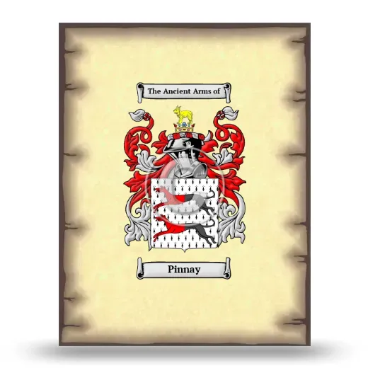 Pinnay Coat of Arms Print