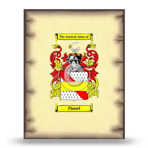 Pinnel Coat of Arms Print