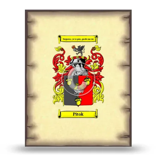 Pitok Coat of Arms Print