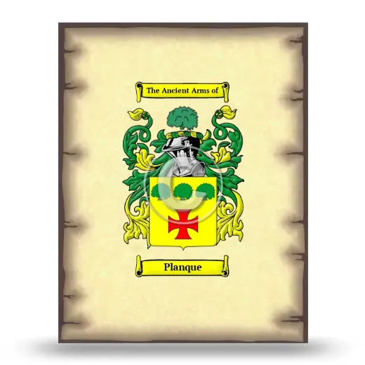 Planque Coat of Arms Print