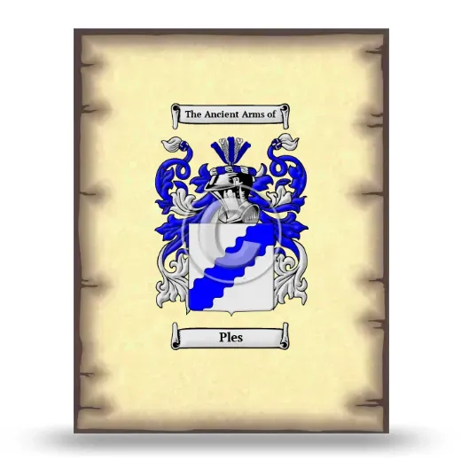 Ples Coat of Arms Print