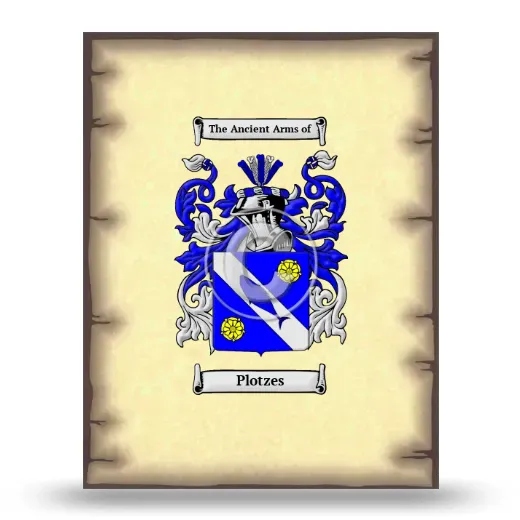 Plotzes Coat of Arms Print