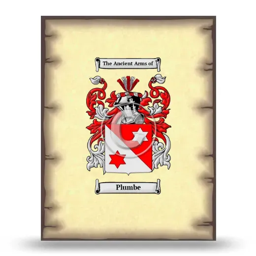 Plumbe Coat of Arms Print