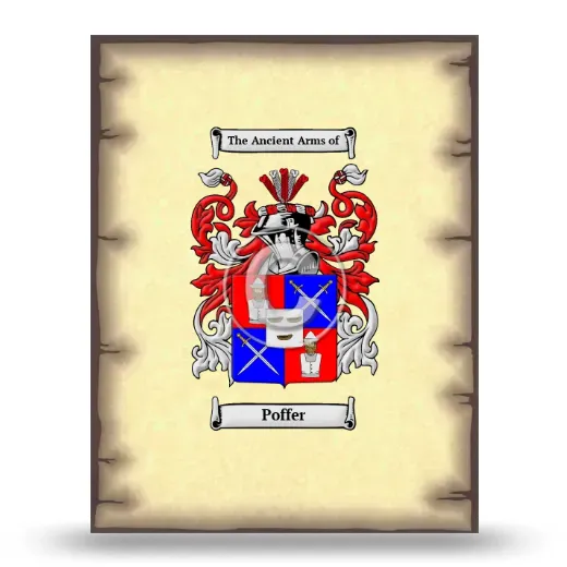 Poffer Coat of Arms Print