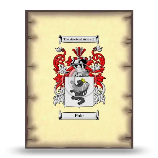 Pole Coat of Arms Print