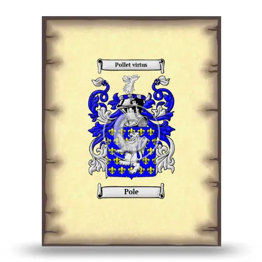 Pole Coat of Arms Print