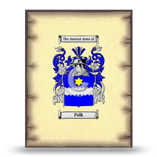 Polk Coat of Arms Print