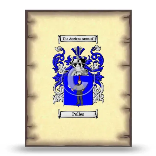 Polles Coat of Arms Print