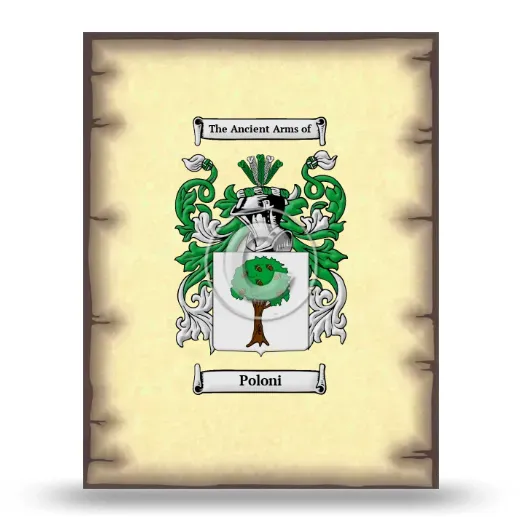Poloni Coat of Arms Print