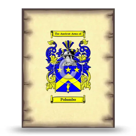 Polumbo Coat of Arms Print