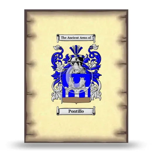 Pontillo Coat of Arms Print