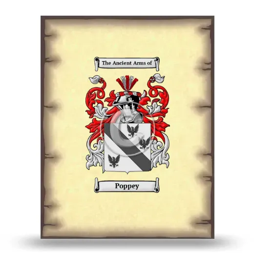 Poppey Coat of Arms Print