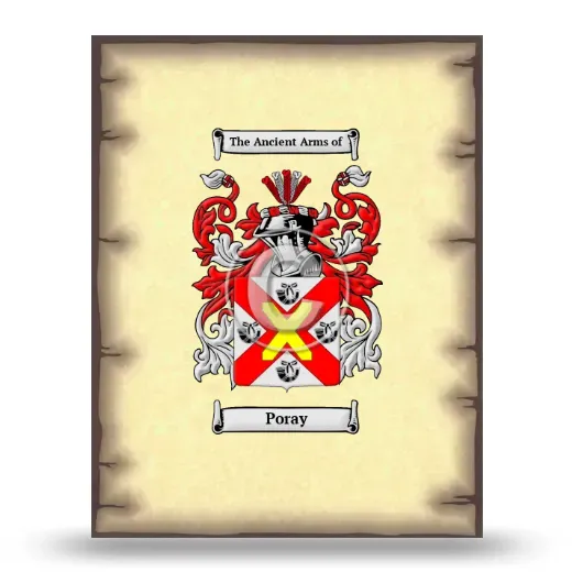 Poray Coat of Arms Print