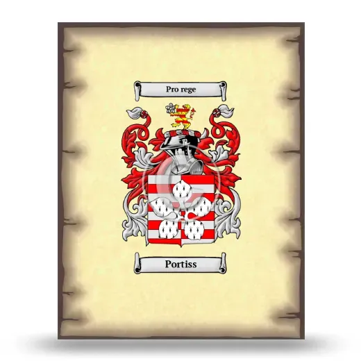 Portiss Coat of Arms Print