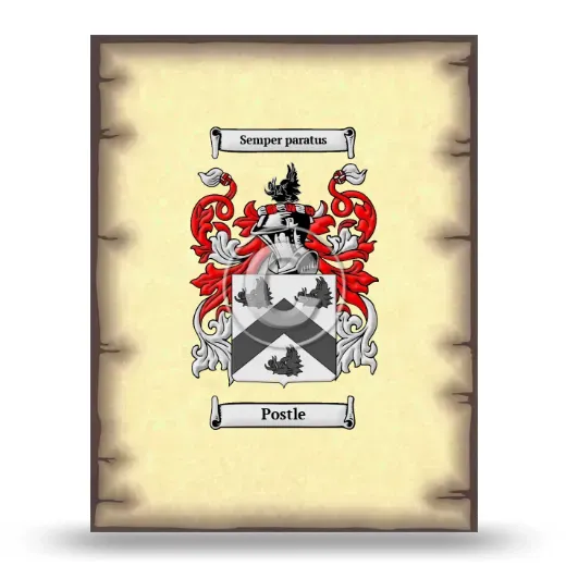 Postle Coat of Arms Print