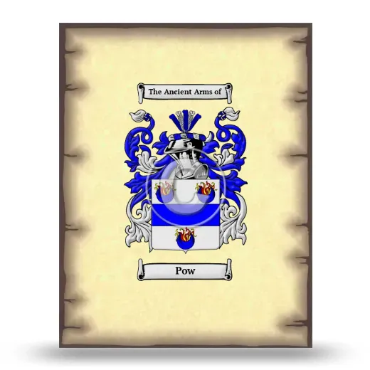 Pow Coat of Arms Print
