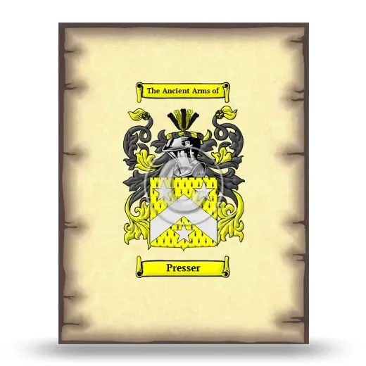 Presser Coat of Arms Print