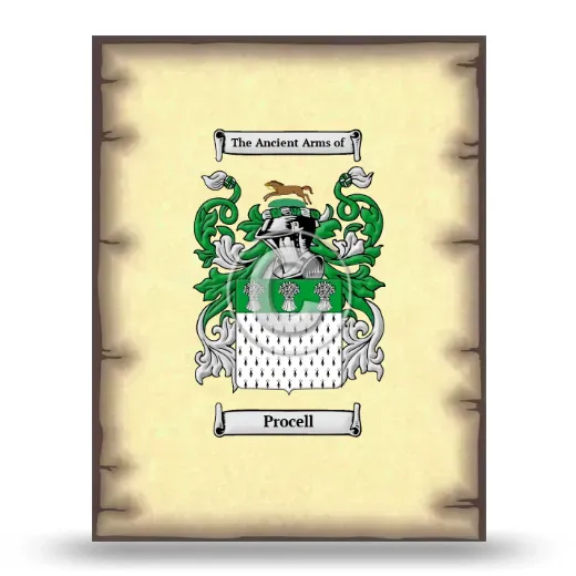 Procell Coat of Arms Print