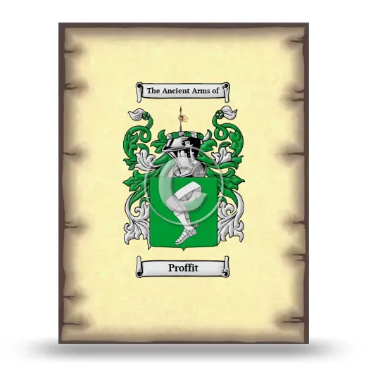 Proffit Coat of Arms Print