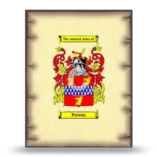 Provan Coat of Arms Print
